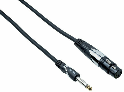 Mikrofonní kabel Bespeco HDJF600 Černá 6 m - 1