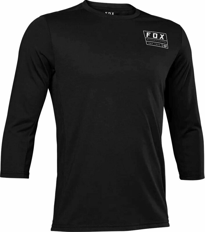 Jersey/T-Shirt FOX Ranger Iron Drirelease 3/4 Length Jersey Jersey Black S