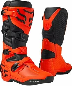 Motorcykel støvler FOX Comp Boots Fluo Orange 42,5 Motorcykel støvler - 1