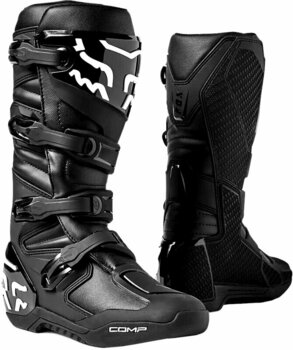 Motoristični čevlji FOX Comp Boots Black 42,5 Motoristični čevlji - 1