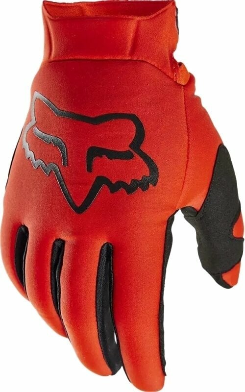 Cyklistické rukavice FOX Defend Thermo Off Road Gloves Orange Flame L Cyklistické rukavice