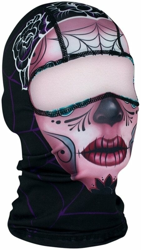 Moto podkapa / maska Zan Headgear Polyester Balaclava Sugar Skull