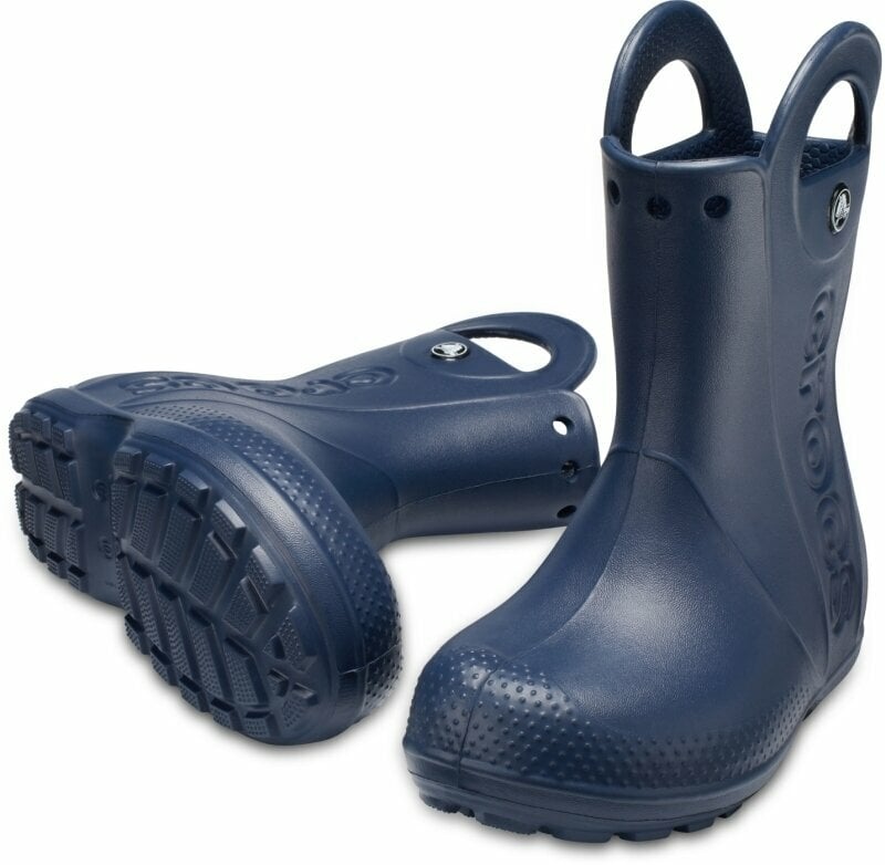 Buty żeglarskie dla dzieci Crocs Kids' Handle It Rain Boot Navy 27-28