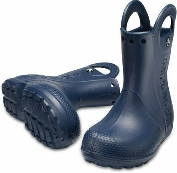 Buty żeglarskie dla dzieci Crocs Kids' Handle It Rain Boot Navy 25-26 - 1
