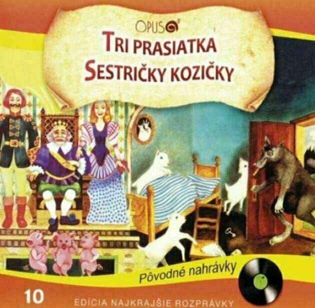 Musik-CD Najkrajšie Rozprávky - Tri Prasiatka / Sestričky kozičky (CD)