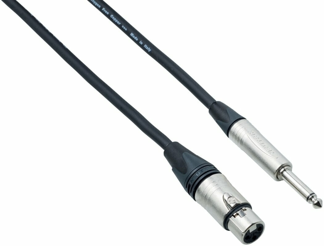 Câble pour microphone Bespeco NCMA600 Noir 6 m