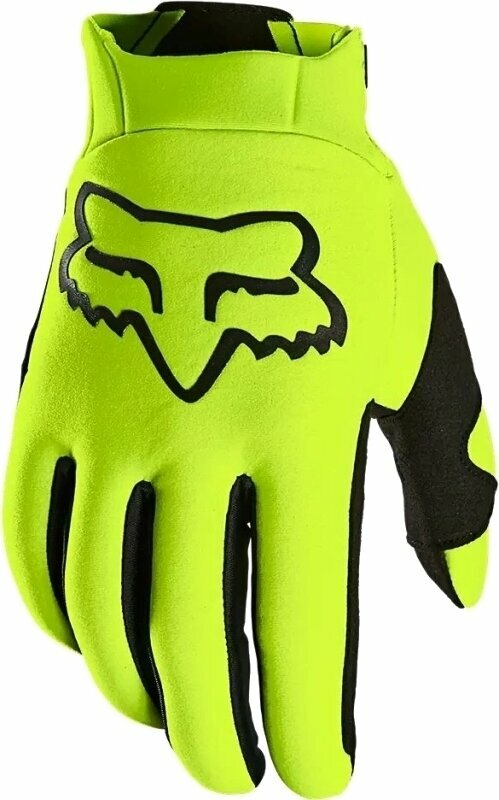 Cyklistické rukavice FOX Defend Thermo Off Road Gloves Fluo Yellow 2XL Cyklistické rukavice