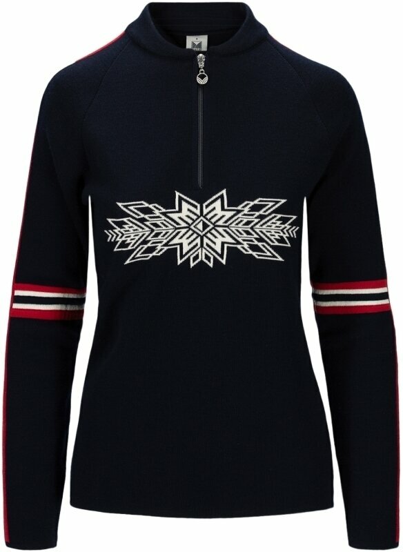 Dale of Norway OL Spirit Womens Sweater Navy/Off White/Raspberry XS