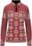 Ski T-shirt/ Hoodies Dale of Norway Peace Womens Knit Sweater Red Rose/Off White L Jumper