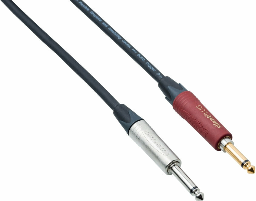 Câble pour instrument Bespeco NC600SL Noir 6 m Droit - Droit