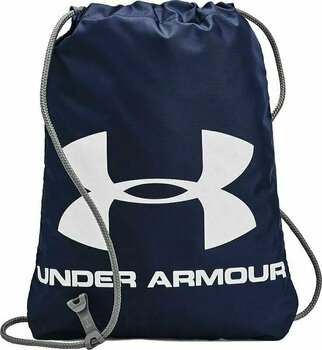 Lifestyle Backpack / Bag Under Armour UA Ozsee Sackpack Midnight Navy/White 16 L Gymsack - 1