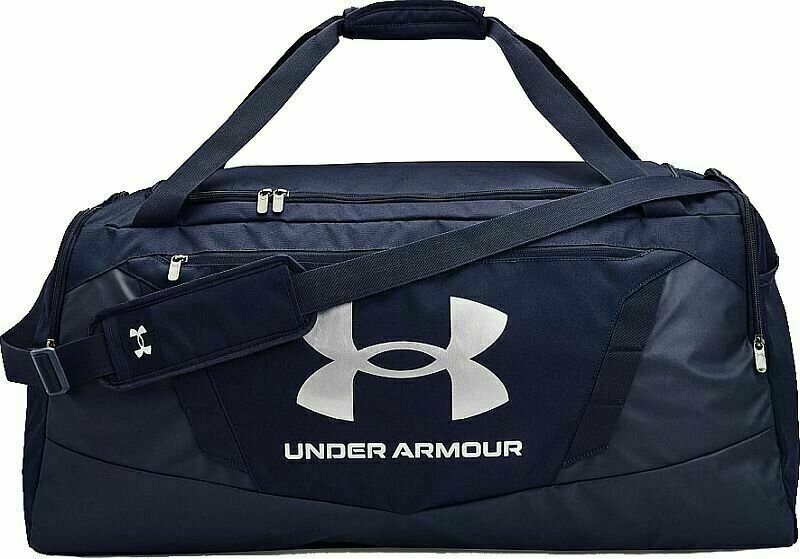 Lifestyle plecak / Torba Under Armour UA Undeniable 5.0 Large Duffle Bag Midnight Navy/Metallic Silver 101 L Sport Bag