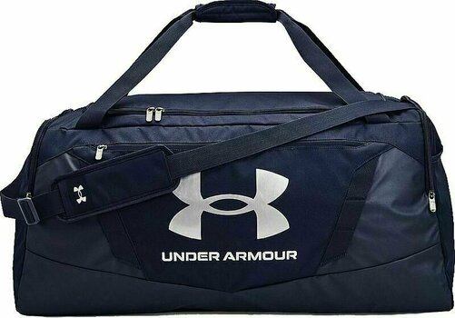 Livsstil rygsæk / taske Under Armour UA Undeniable 5.0 Large Duffle Bag Midnight Navy/Metallic Silver 101 L Sportstaske - 1