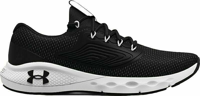 Road маратонки Under Armour Men's UA Charged Vantage 2 Running Shoes Black/White 44,5 Road маратонки