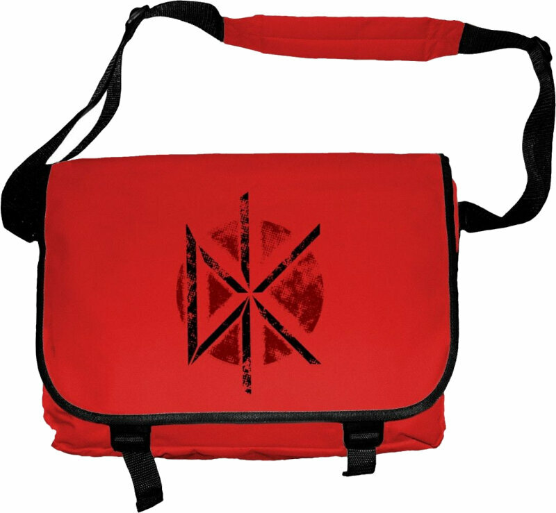 Messenger Bag Dead Kennedys DK Distressed Logo Red-Black
