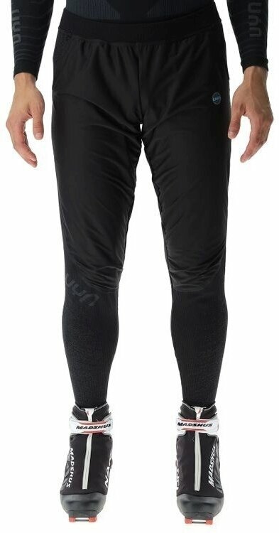 Pantalons de ski UYN Man Cross Country Skiing Wind Pant Long Black/Cloud XL