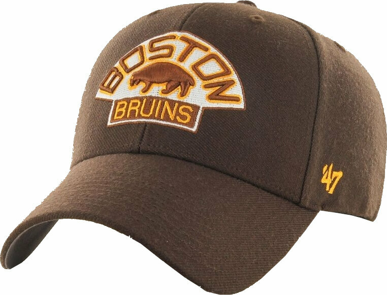 Hokejska kapa s šiltom Boston Bruins NHL '47 MVP Vintage Black Hokejska kapa s šiltom