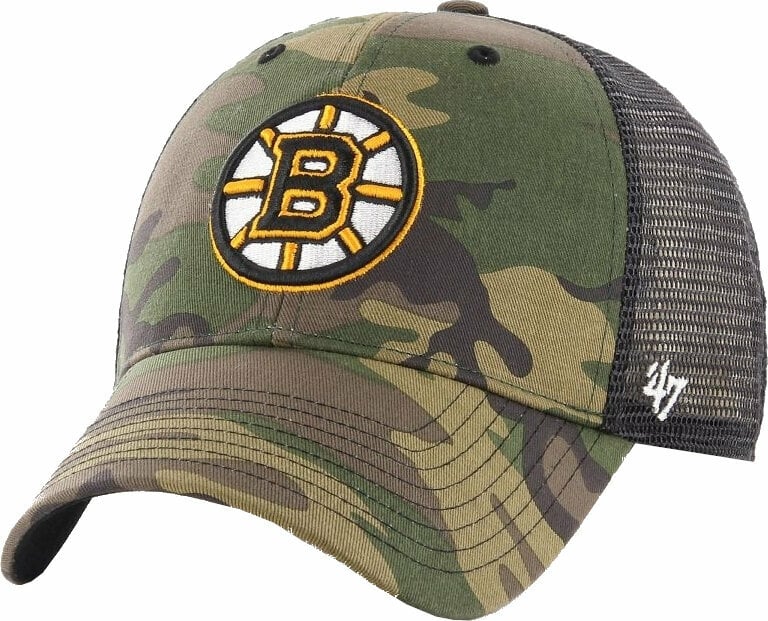 Hokejowa czapka z daszkiem Boston Bruins NHL '47 MVP Camo Branson Camo Hokejowa czapka z daszkiem