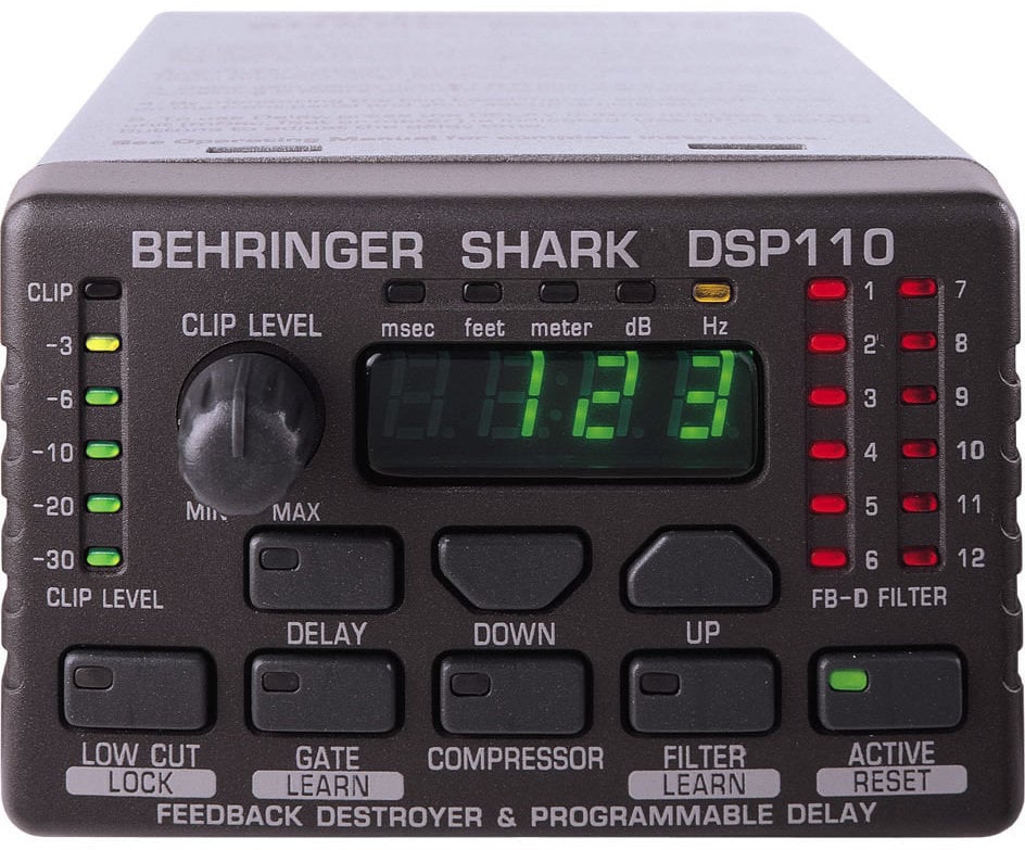 Traitement du son - effet Behringer DSP 110 SHARK