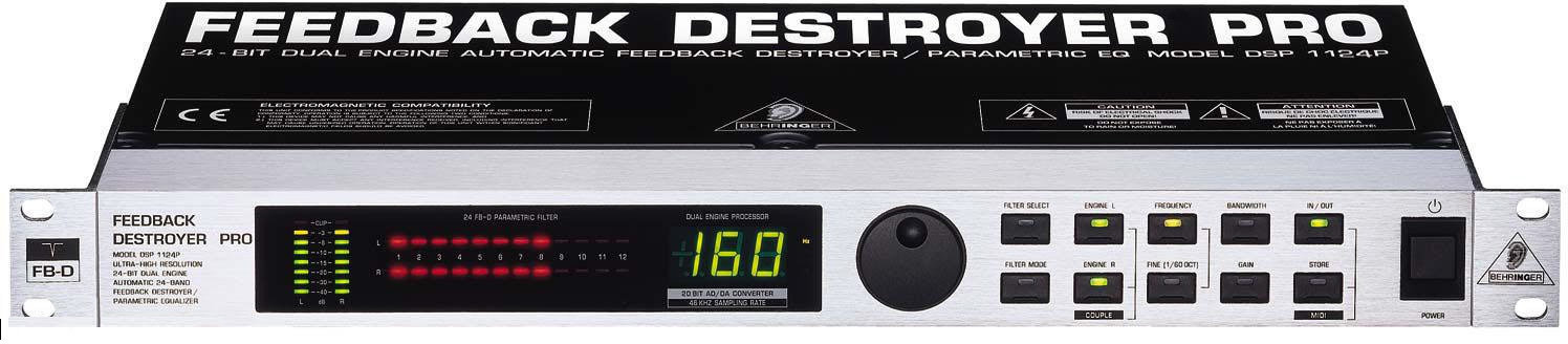 Zvukový efektový procesor Behringer DSP 1124 P FEEDBACK DESTROYER PRO