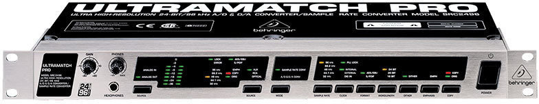 Digital audio converter Behringer SRC 2496 ULTRAMATCH PRO