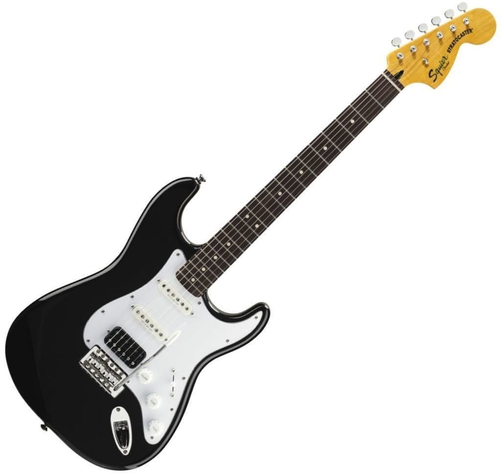 Electric guitar Fender Squier Vintage Modified Stratocaster HSS RW Black
