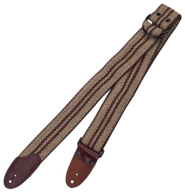 Tekstilni kaiš za gitaru Fender F Vintage 2D Weave Electric Guitar Strap - Brown Burgundy