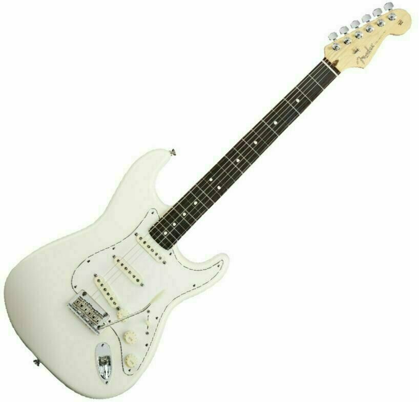 Fender American Standard Stratocaster RW Olympic White - Muziker