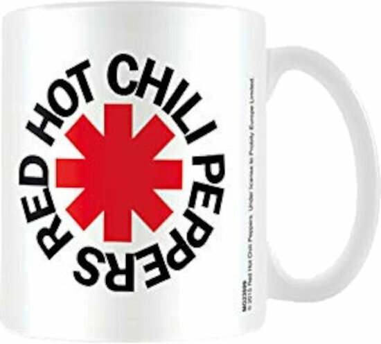 Mok Red Hot Chili Peppers Logo White Mok