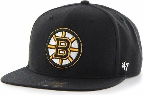 Hokejowa czapka z daszkiem Boston Bruins NHL '47 No Shot Captain Black Hokejowa czapka z daszkiem