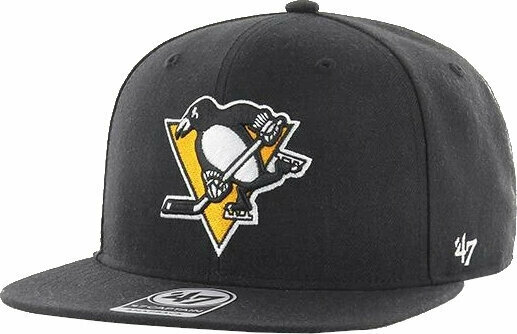 Hokejowa czapka z daszkiem Pittsburgh Penguins NHL '47 No Shot Captain Black Hokejowa czapka z daszkiem - 1