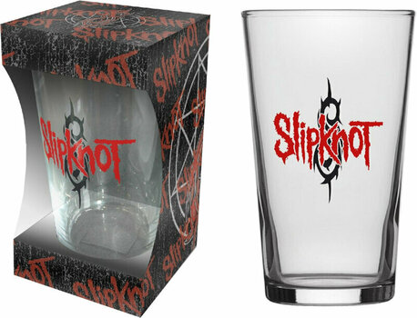 Glass Slipknot Logo Glass - 1