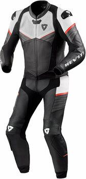 Two-piece Motorcycle Suit Rev'it! Combi Beta Black/White 52 Two-piece Motorcycle Suit - 1