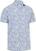 Chemise polo Callaway Mens Micro Abstract Print Polo Bright White S