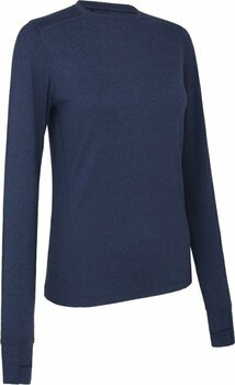 Thermal Clothing Callaway Womens Crew Base Layer Top True Navy Heather L - 1