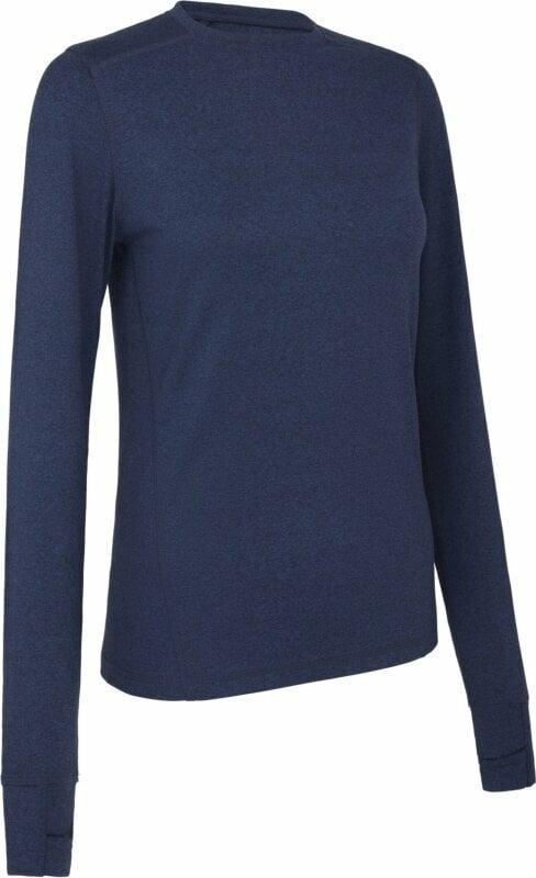 Vêtements thermiques Callaway Womens Crew Base Layer Top True Navy Heather M