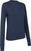 Thermal Clothing Callaway Womens Crew Base Layer Top True Navy Heather XS
