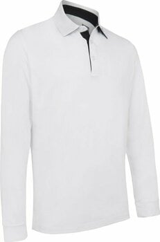 Chemise polo Callaway Mens Long Sleeve Performance Polo Bright White S - 1
