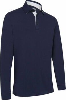 Polo Shirt Callaway Mens Long Sleeve Performance Polo Peacoat XL Polo Shirt - 1