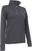 Pulover s kapuco/Pulover Callaway Womens Space Dye Heather Aquapel Thermal 1/4 Zip Ebony Heather M