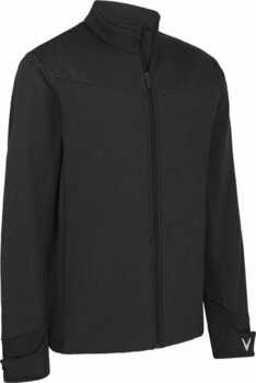Bunda Callaway Mens Mixed Media Primaloft Insulated Jacket Black Heather L - 1