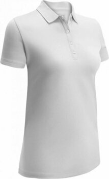 Tricou polo Callaway Womens Swing Tech Solid Polo Alb strălucitor XS - 1