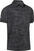 Polo košile Callaway Mens Digital Camo Jacquard Polo Black Heather S