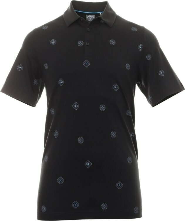 Camiseta polo Callaway Mens Classic Foulard Print Polo Caviar S Camiseta polo