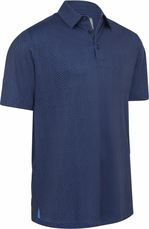 Облекло > Ризи за поло Callaway Mens Trademark Geo Print Polo Peacoat XL