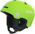 POC POCito Auric Cut MIPS Fluorescent Yellow/Green XXS (48-52cm) Casco de esquí