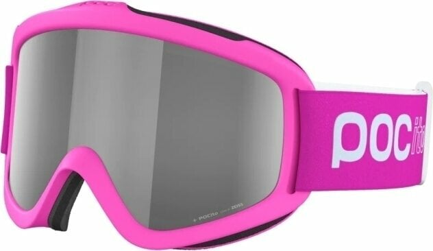 Skidglasögon POC POCito Iris Fluorescent Pink/Clarity POCito Skidglasögon