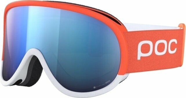 Óculos de esqui POC Retina Clarity Comp Fluorescent Orange/Hydrogen White/Spektris Blue Óculos de esqui