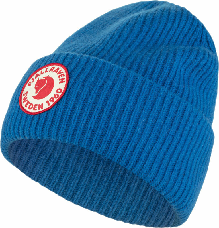 Lyžiarska čiapka Fjällräven 1960 Logo Hat Alpine Blue Lyžiarska čiapka