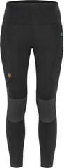 Outdoorové nohavice Fjällräven Abisko Trekking Tights Pro W Black/Iron Grey